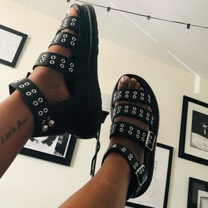 Dr. Martens Clarissa Hardware Sandals size 10